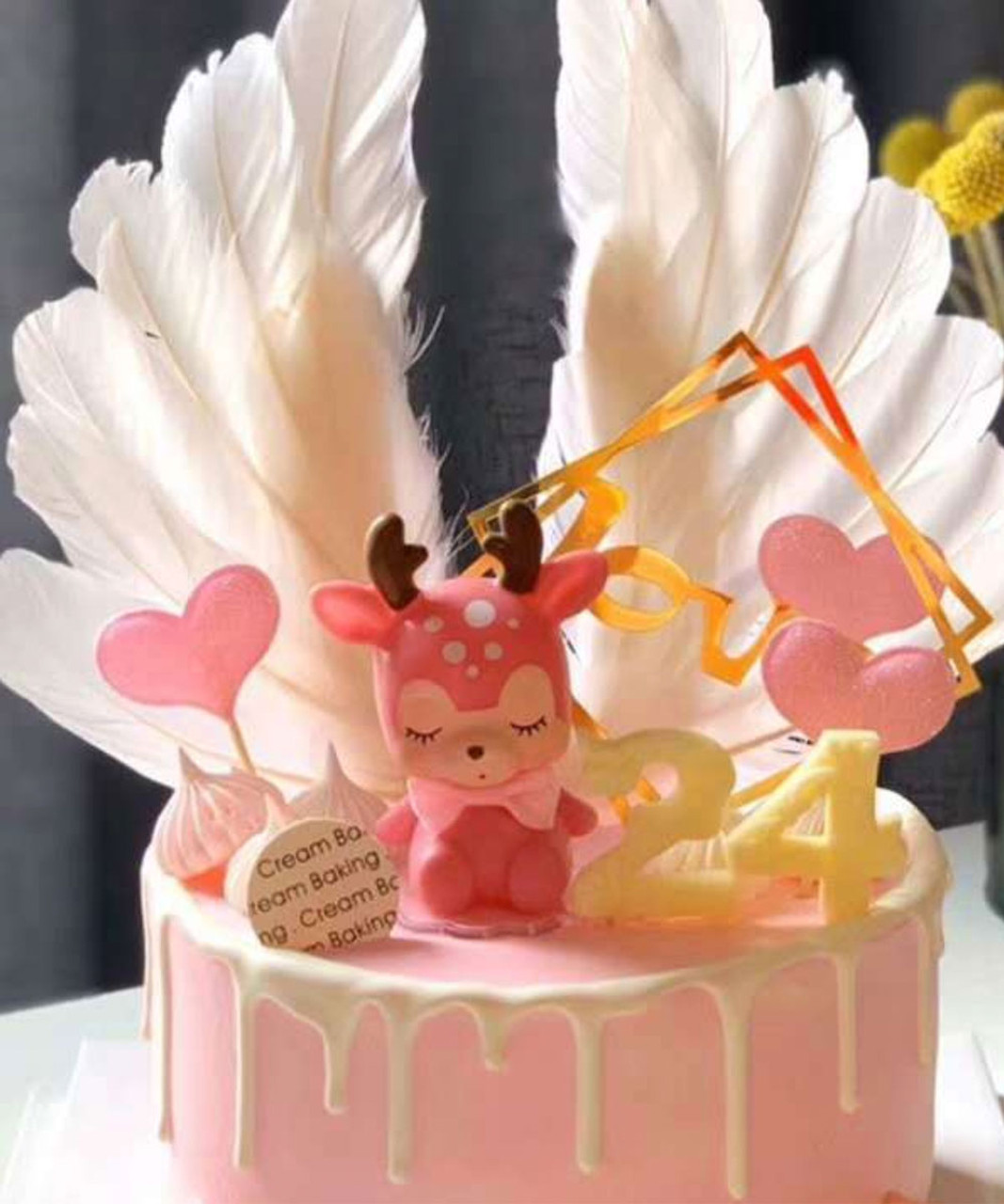 1PC Angel Cake Decoration Girl Happy Birthday Cake Toppers Baby Shower  Party Favor - buy 1PC Angel Cake Decoration Girl Happy Birthday Cake  Toppers Baby Shower Party Favor: prices, reviews | Zoodmall