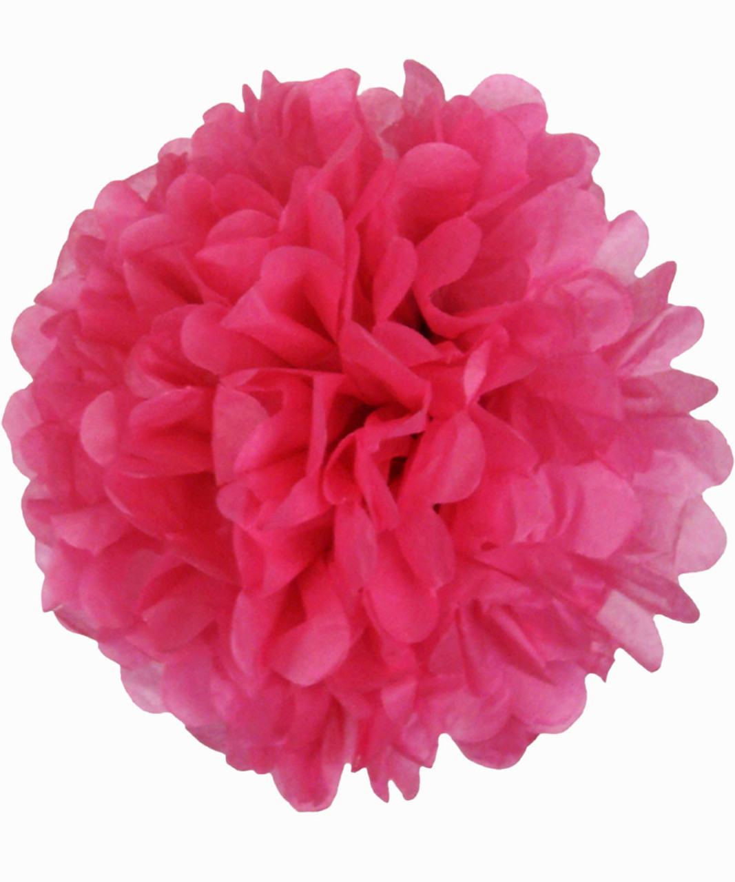 Paper Flower Pom Pom DIY Pack (35cm) - Hot Pink - Give Fun