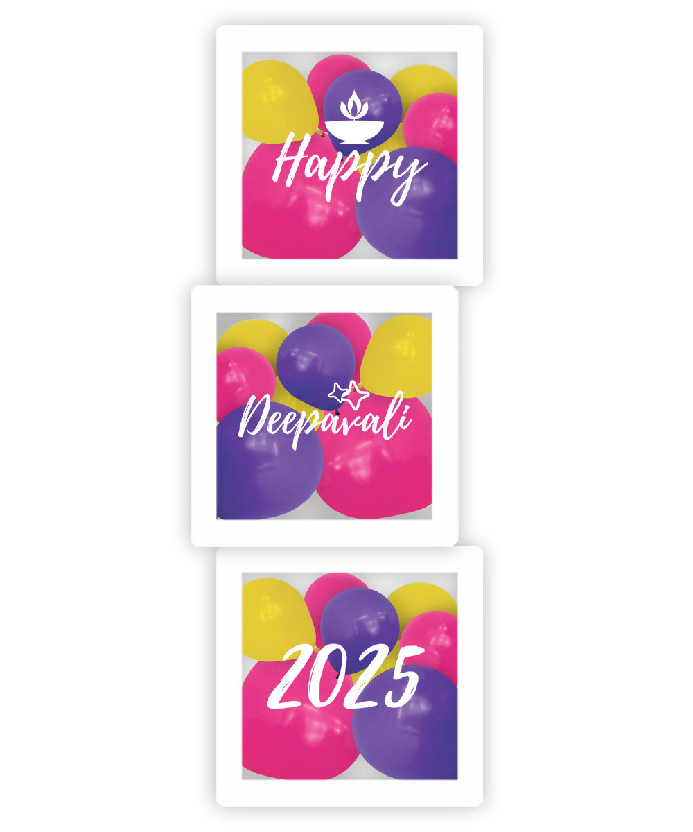 Deepavali] That Balloon Box (3 Boxes) - Happy Deepavali 2025 | Give Fun  Singapore