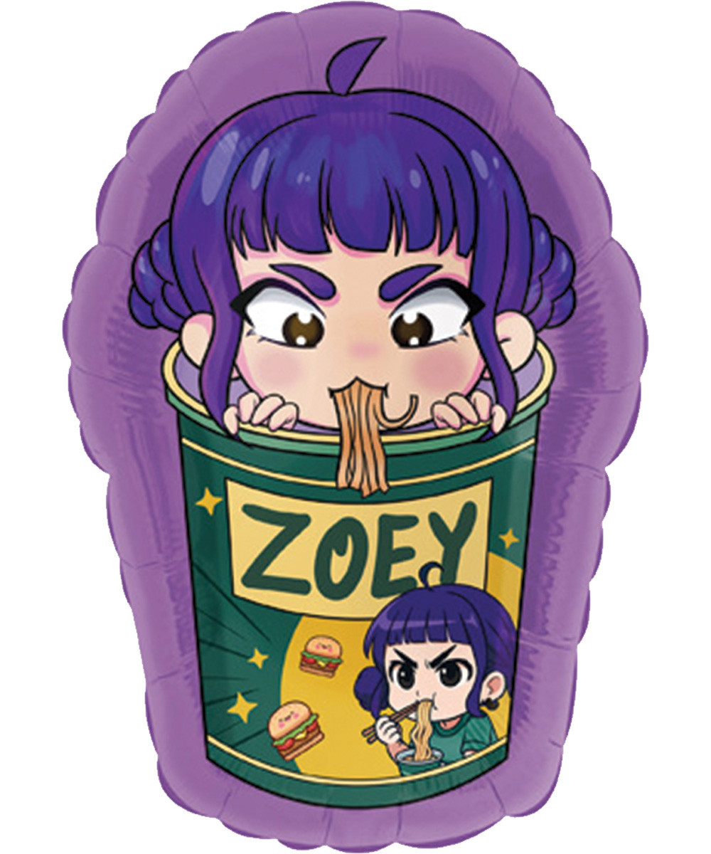 Zoey Foil Balloon Singapore | Huntrix Party Decoration