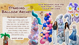 Go Big, Bold & Curvy – Meet Our Standing Balloon Arches! 