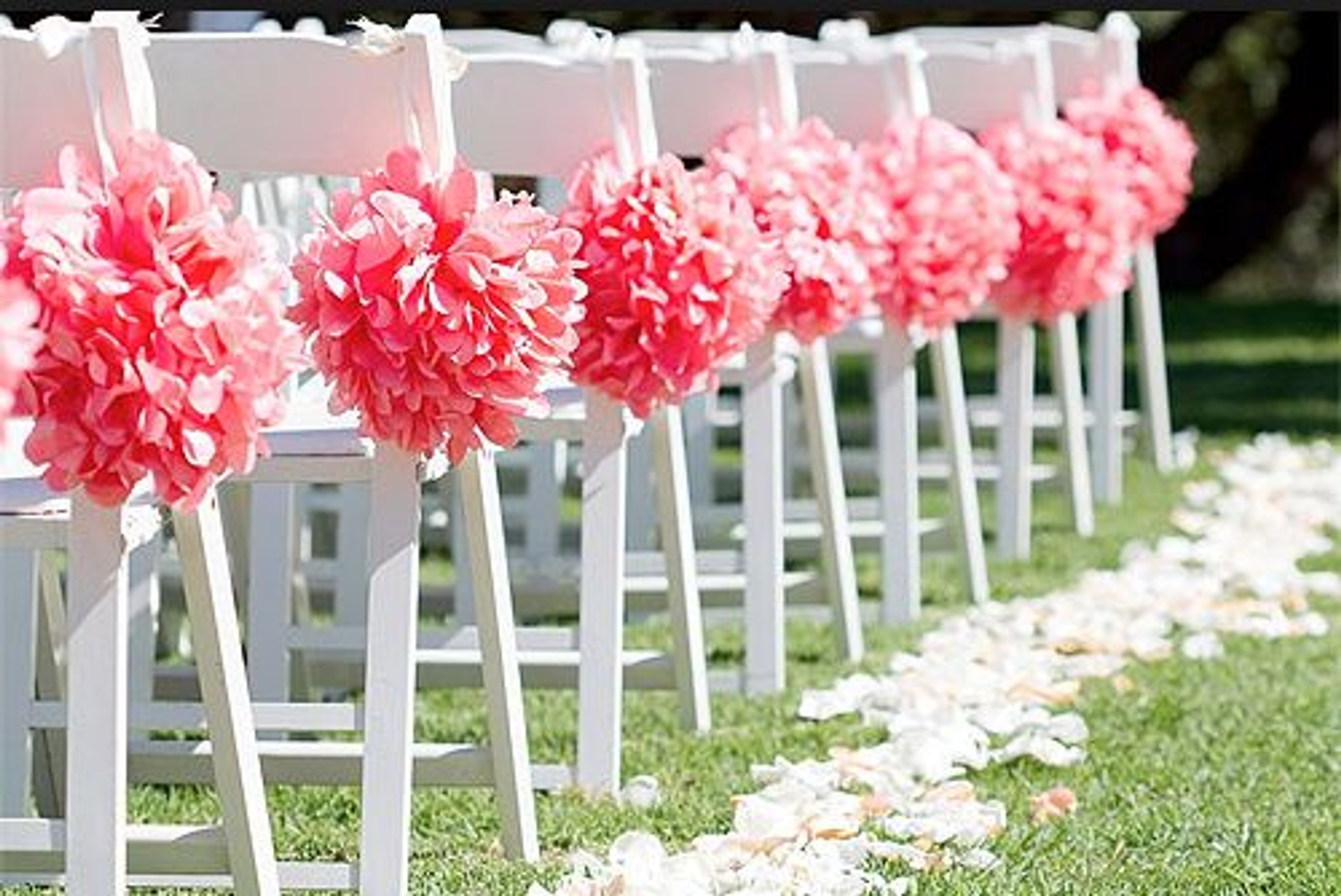 Paper Flower Pom Pom DIY Pack (35cm) Hot Pink Give Fun