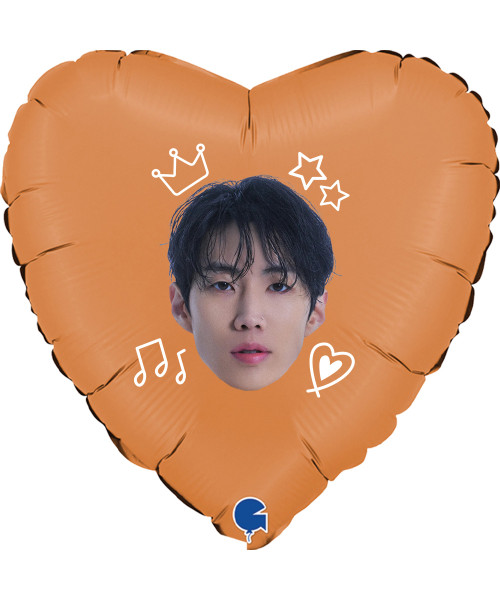 [Kpop Idol] 18" Personalised Heart Foil Balloon- Jay Park