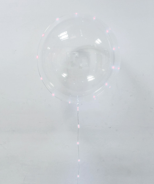 22" Confession Balloon 告白气球 with Pink LED Lights 