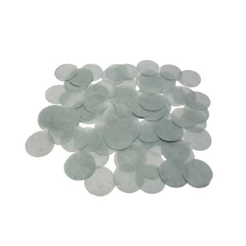 10gram Paper Round Confettis (2.5cm) - Grey