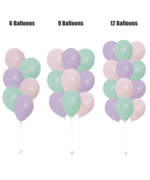 [Merry Christmas 2025] 12" Latex Christmas Themed Helium Balloons Cluster - Dreamy Pastel Christmas

Color combination: Pastel Matte Pink, Pastel Matte Green, Pastel Matte Lilac 