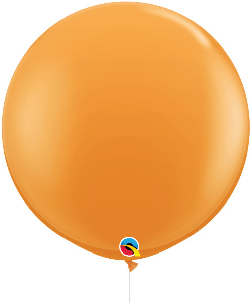 36"/3Feet Jumbo Perfectly Round Latex Balloon - Orange