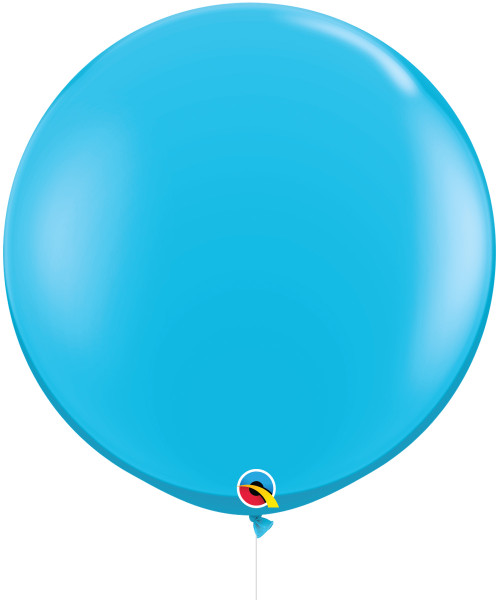 36"/3Feet Jumbo Perfectly Round Latex Balloon - Robin's Egg Blue