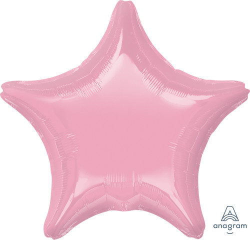 32" Giant Star Foil Balloon - Metallic Pink