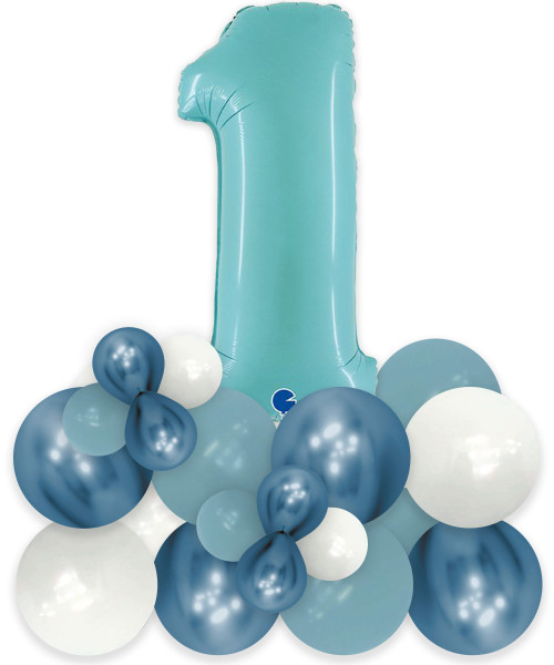 [Birthday] Create your own Birthday Bash Chalk Matte Reflex Balloons Centerpiece (1 Digit) - Pastel Blue

Color Combi: Relfex Blue, Chalk Matte Pure White, Chalk Matte Glacier