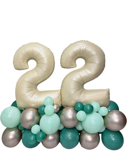 [Birthday] Create your own Birthday Bash Fashion Reflex Balloons Centerpiece (Double Digit) - Satin Cream

Color Combi: Reflex Champagne, Fashion Pastel Matte Green, Fashion Forest Green