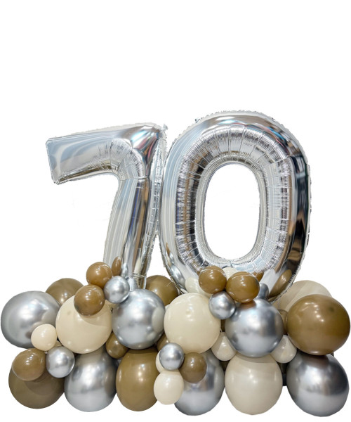 [Birthday] Create your own Birthday Bash Fashion Reflex Balloons Centerpiece (Double Digit) - Silver

Color Combi: Reflex silver, Fashion Pastel Dusk Cream, Fashion Coffee