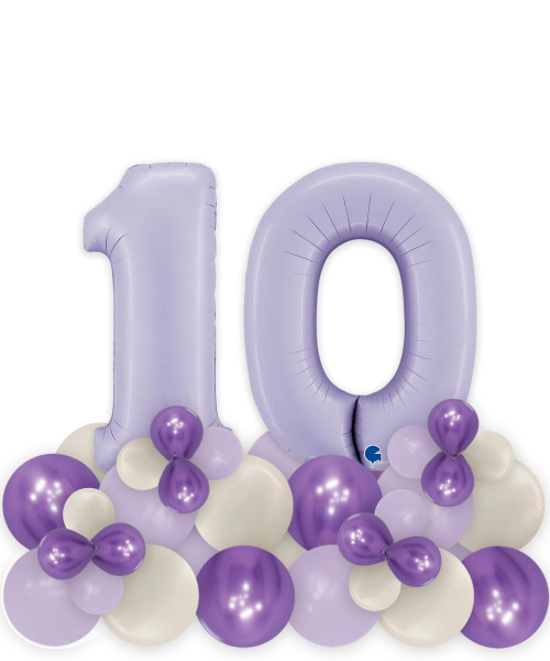[Birthday] Create your own Birthday Bash Fashion Reflex Balloons Centerpiece (Double Digit) - Satin Lilac

Color Combi: Reflex Violet, Fashion Pastel Dusk Cream, Fashion Pastel Matte Lilac 