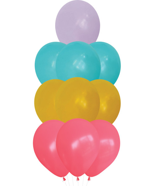 [Cheery Children's Day] 12" Tier Latex Balloons Cluster - Children's Day Edition