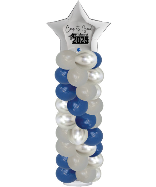 [Graduation] Personalised Giant Star Balloons Column 2m - Congrats Grad Class of 2026