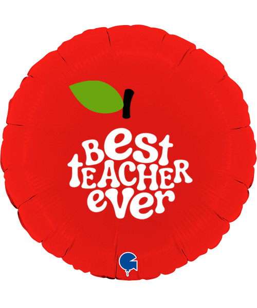 [Celebrating Teachers] 18" Personalised Round Foil Balloon - Best Teacher Ever