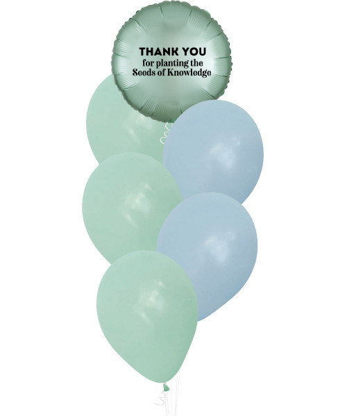 [Happy Teacher's Day] Thank You for Planting the Seeds of Knowledge Balloons Cluster