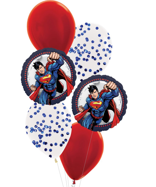 [Superman] Superman Superhero Balloons Bouquet