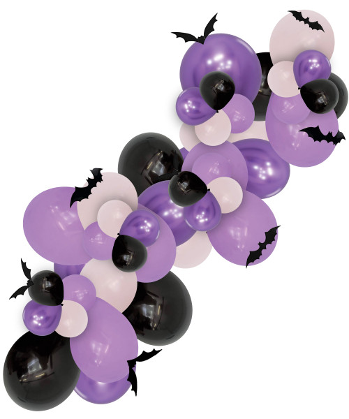 [Frightfully Fun Halloween] Spooktacular Organic Balloons Garland - BOO-tiful Bat
