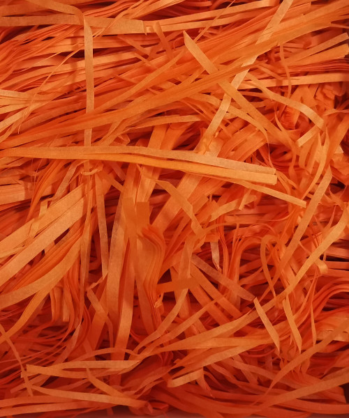Shredded Paper Fillers (100g) - Mandarin Orange