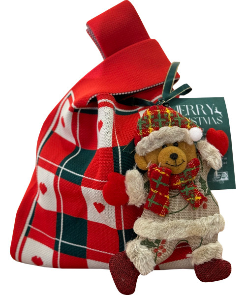 (Trending) [Merry Christmas 2025] Holiday Cheer Gift Set- Knitted Bag Surprise
