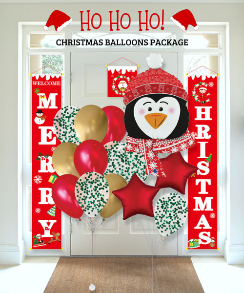[Merry Christmas 2023] Christmas Balloons Package - Hohoho
