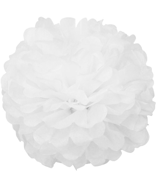 Paper Flower Pom Pom DIY Pack (35cm) - White