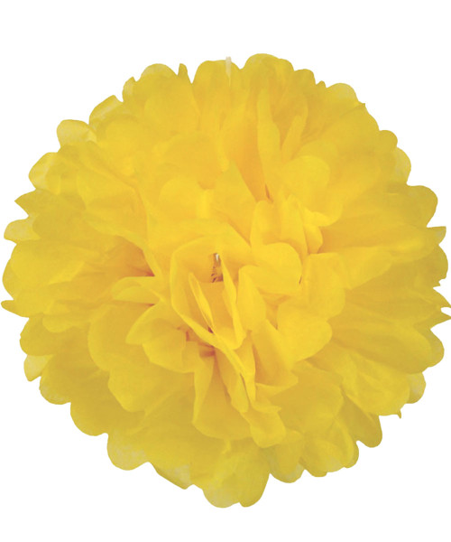 Paper Flower Pom Pom DIY Pack (35cm) - Yellow