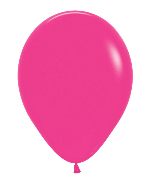 18" Fashion Color Round Latex Balloon - Fuchsia