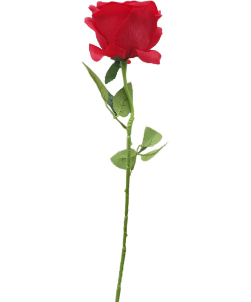 Artificial Single Stalk Rose - Red