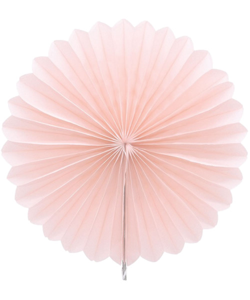 Paper Flower Fan (35cm) - Light Pink