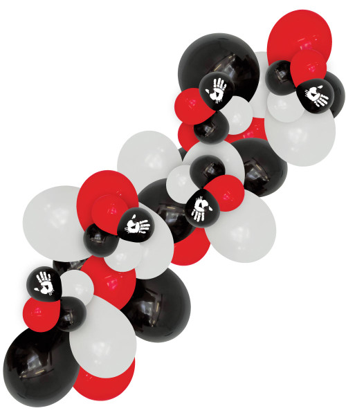 [Frightfully Fun Halloween] Spooktacular Organic Balloons Garland - Bloody Vampire

Color Combi: Fashion White, Red, Black