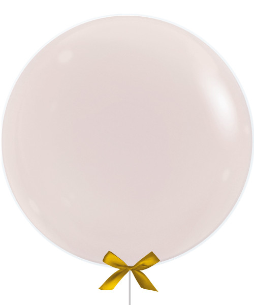 22" Jewel Bubble Balloon - Fashion White Sand