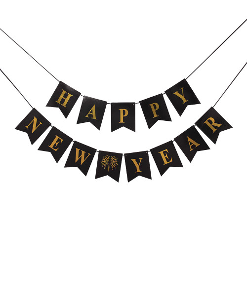 New Year Paper Bunting (3 Meter) - Fireworks