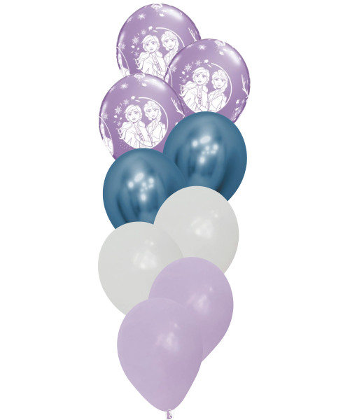 (Create Your Own Helium Balloons Cluster) Disney Frozen Gradient Balloons Cluster - Fashion Colors