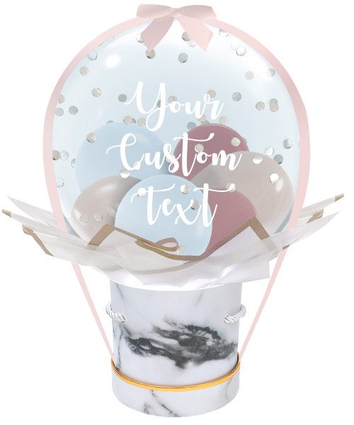 Personalised Confetti Fashion Balloon Dome