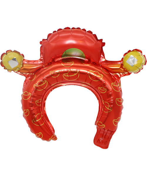 Trendy Chinese New Year Balloon Headband - Prosperity Coin God of Fortune
