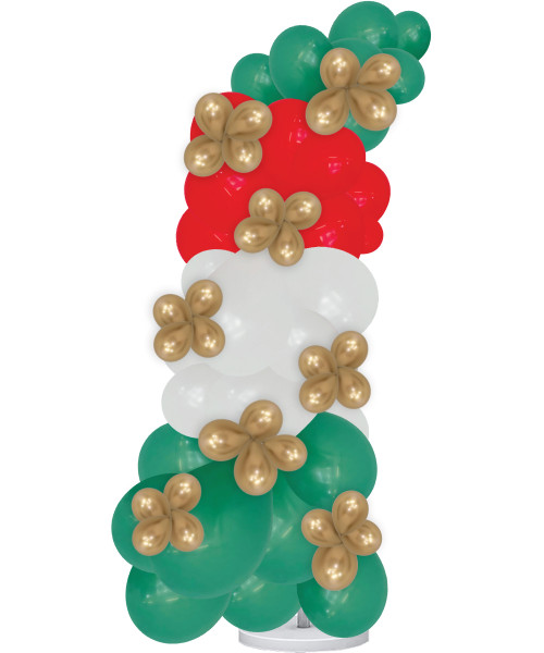 [Merry Christmas 2025] Standing Organic Balloons Arch (2m) - Festive Season Wonderful Christmas

Balloon Color: Fashion Red, Forest Green, White and Reflex Gold
