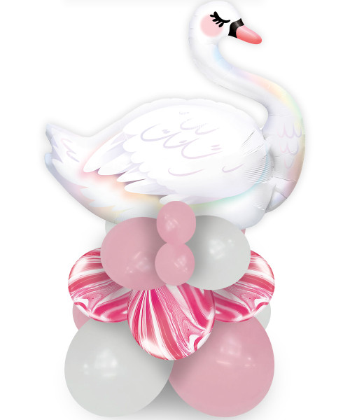 [Swan] Shape Graceful Swan Marble Balloons Stand

Color Combination: Fashion White, Fashion Pink and Strawberry Marble