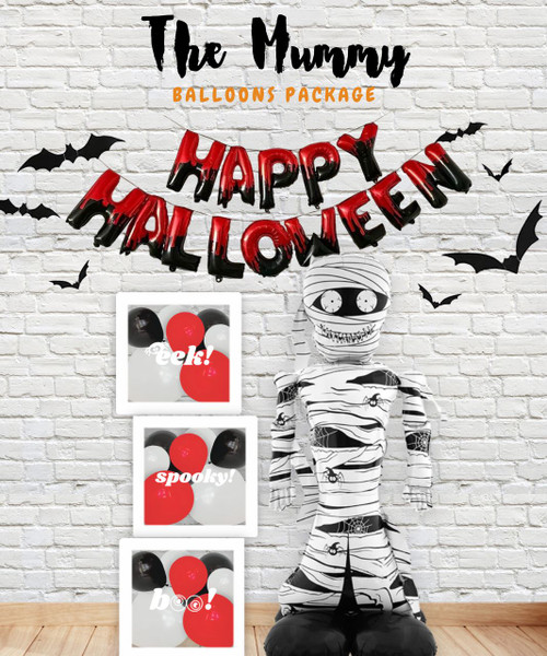 [Frightfully Fun Halloween] Spooktacular Balloons Package - The Mummy Madness
