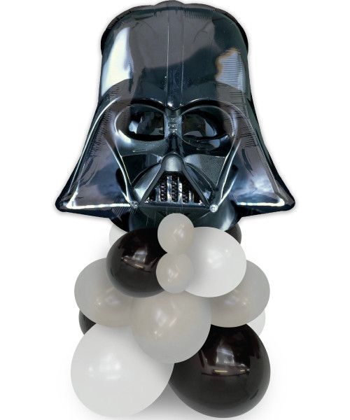 [Star Wars] Darth Vader Helmet Black Balloons Stand