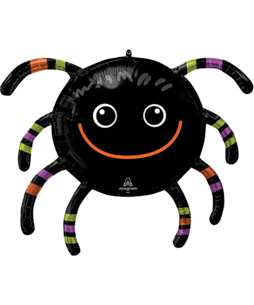 [Spooky Halloween] Smiley Spider Foil Balloon (28inch)