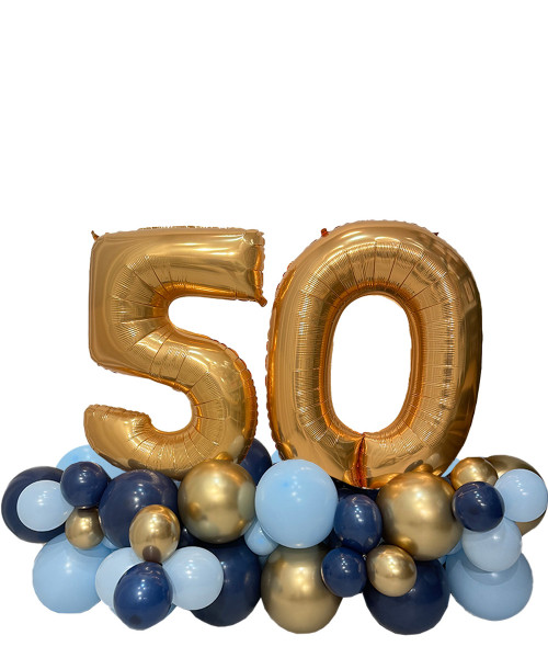 [Birthday] Create your own Birthday Bash Fashion Reflex Balloons Centerpiece (Double Digit) - Gold

Color Combination: Reflex Gold, Fashion Navy Blue, Fashion Pastel Matte Blue