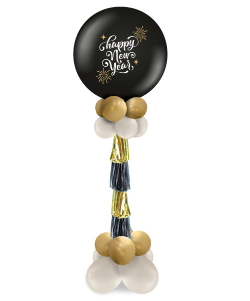 [Happy New Year 2026] Personalised Jumbo Balloon Tower 2m - Happy New Year
