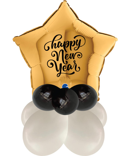 [Happy New Year 2026] 18" Personalised Star Foil Display Delight - Happy New Year