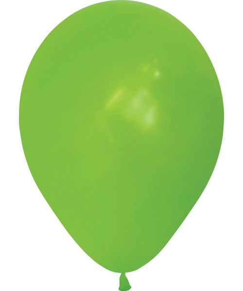 12" Standard Fashion Color Round Latex Balloon - Lime Green