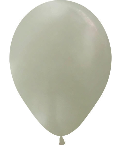 12" Standard Fashion Color Round Latex Balloon - Pastel Dusk Laurel Green