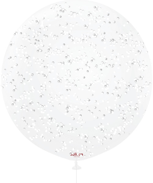 36'' Jumbo Perfectly Round Balloon - Snowball Snow White