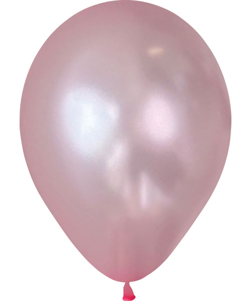 12" Standard Metallic Color Round Latex Balloon - Pink