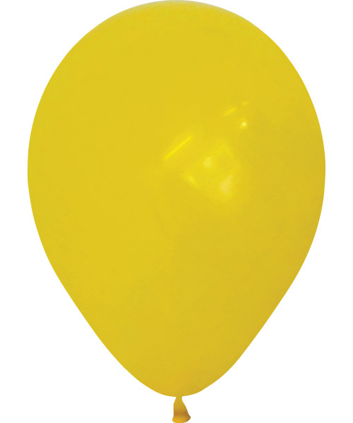 5" Mini Fashion Color Round Latex Balloon - Yellow